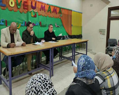 مدير تعليم العبور يبحث الاستعدادات لامتحانات الترم الاول للشهادة الإعدادية